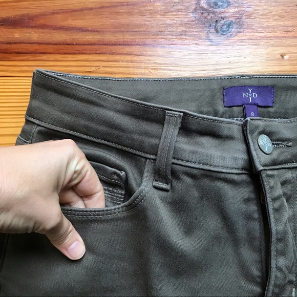 NYDJ Brown Stretch Legging Jeans, EUC, 8 - Picture 5 of 13